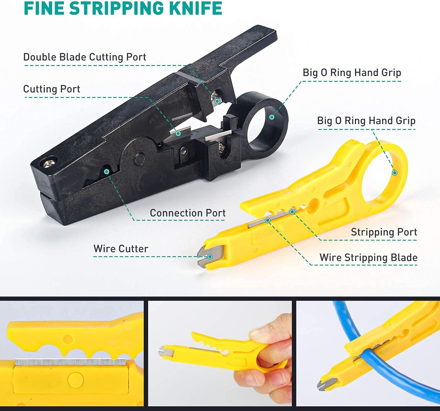 12-in-1 Network Tool Kit with Crimping & Tester Tools