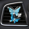 Dual Butterfly Car Vent Clip – Aromatherapy Air Freshener Perfume, Lake Blue