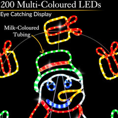 Light Up Juggling Snowman Outdoor Christmas Decoration – 200 LED