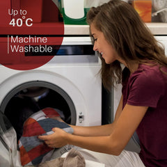 DTEX HOMES Double Duvet Set – 100% Cotton Reversible Geometric Print, Soft Luxury Bedding Set