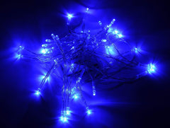 Battery Operated Blue 40 LED Fairy Light String Wedding Party Xmas Decorations(Blue)