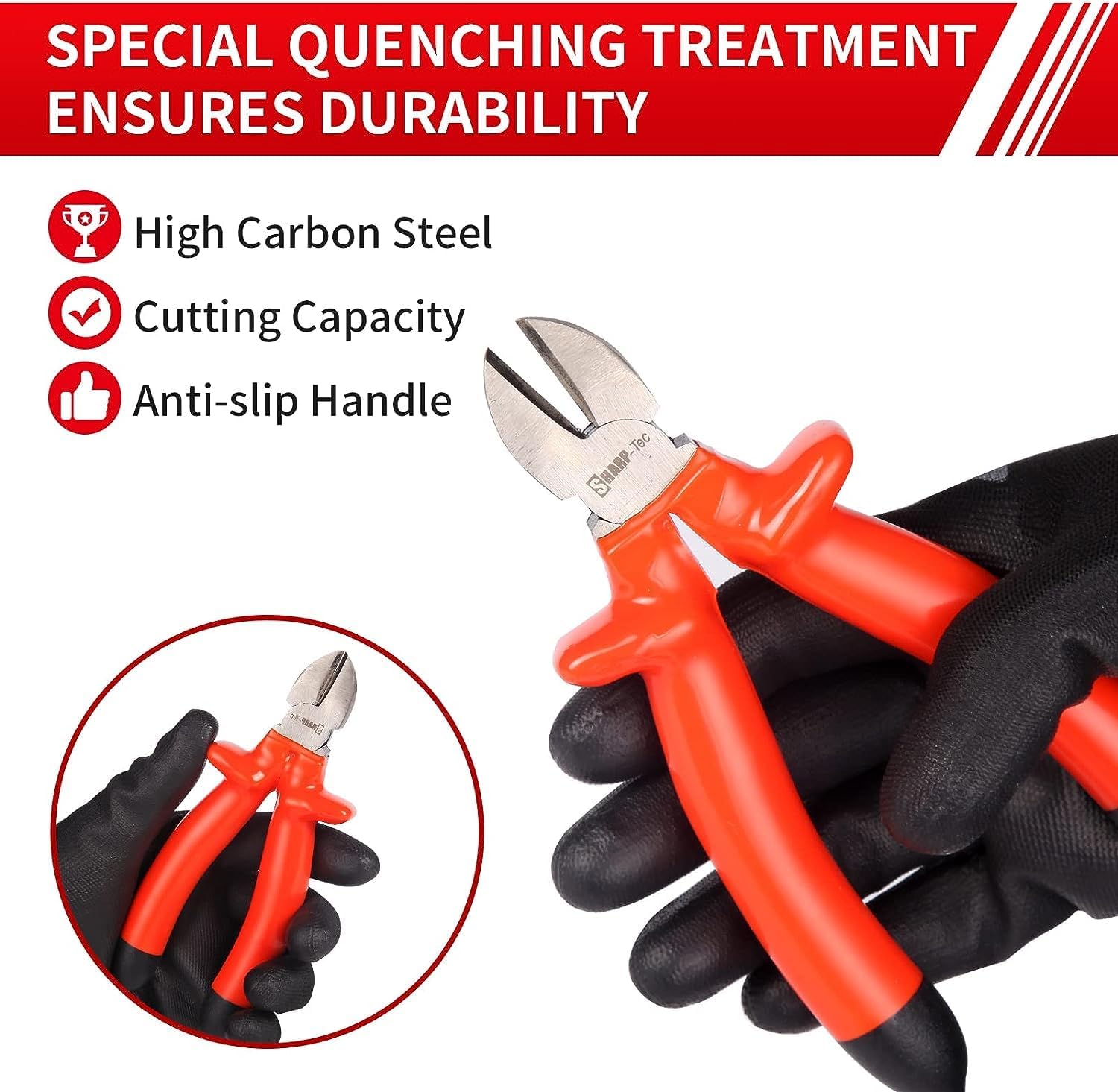 1000V Insulated Side Cutters 160mm & 200mm Pliers Set