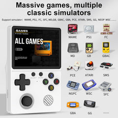 Portable Retro Game Console – 23,000+ Classic Games, 64GB, Family Fun Gift
