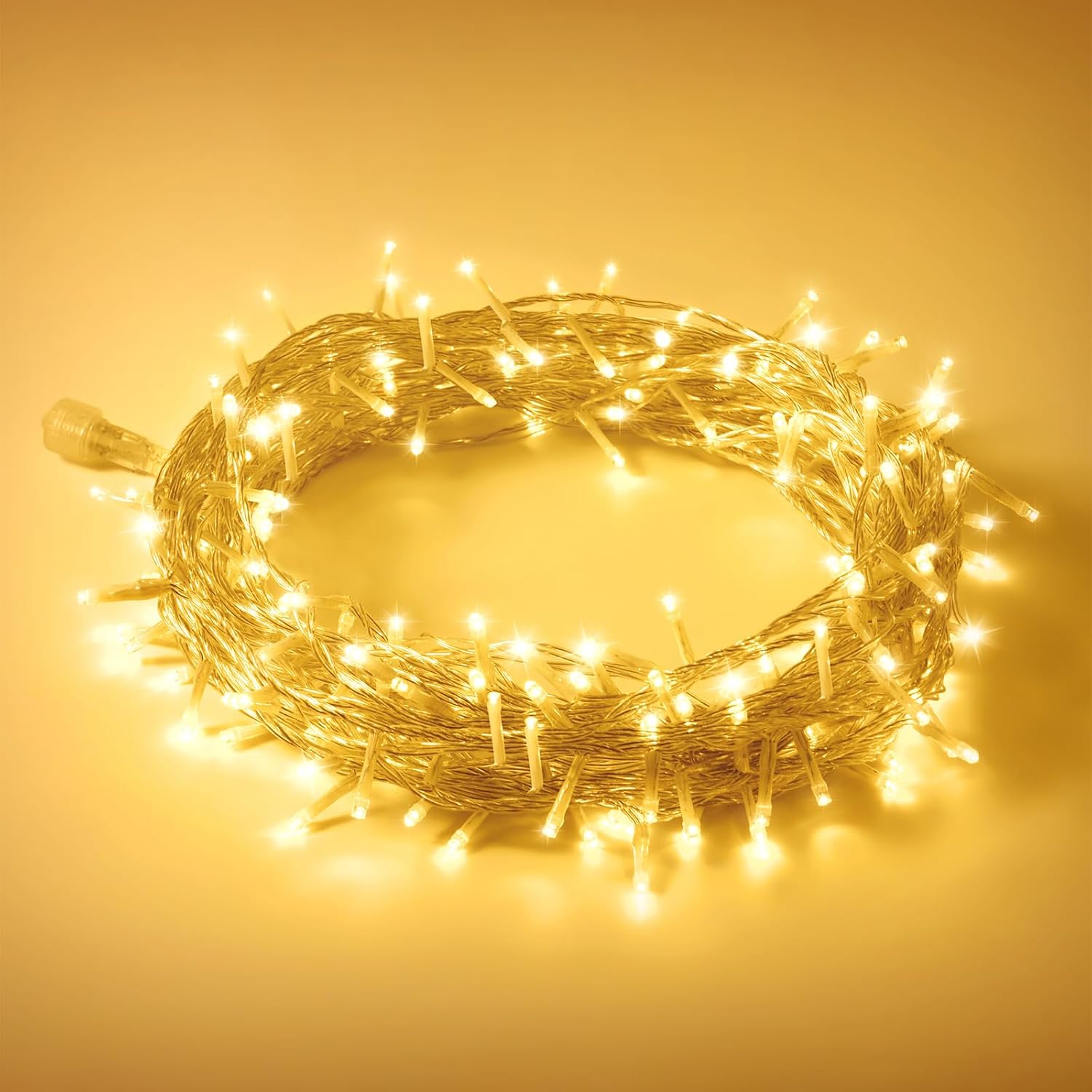 12M 120 LED Fairy Lights, Plug-in Mains Powered, 8 Modes, IP44, Connectable for Indoor/Outdoor Use, Christmas, Garden, Camping