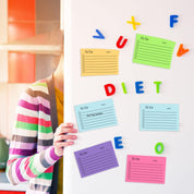 9-Pack To-Do List Sticky Notes, Colorful Lined Self-Stick Notepads, 450 Sheets