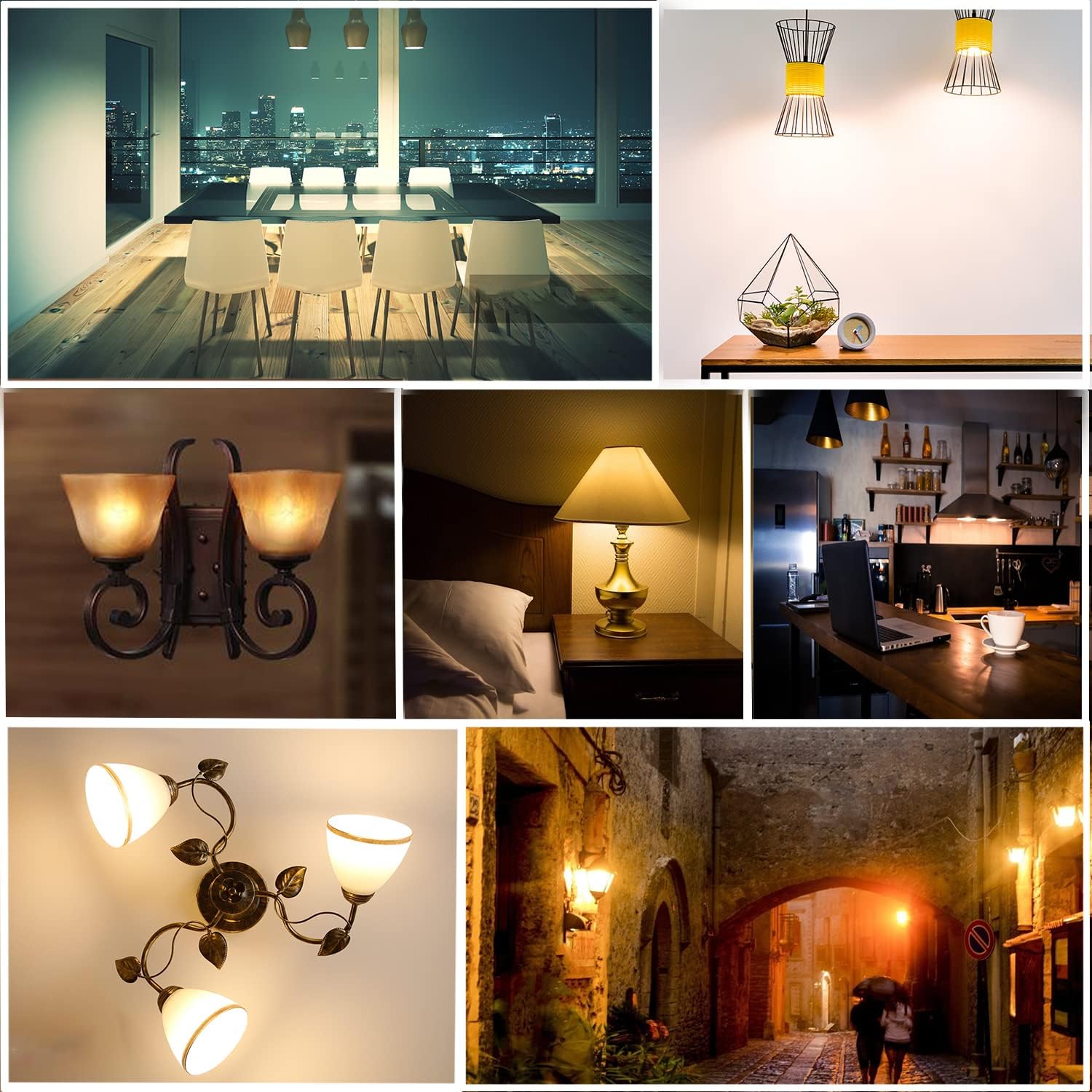 G9 LED Bulbs Warm White 7W 360 Degree Beam (10 Pack)