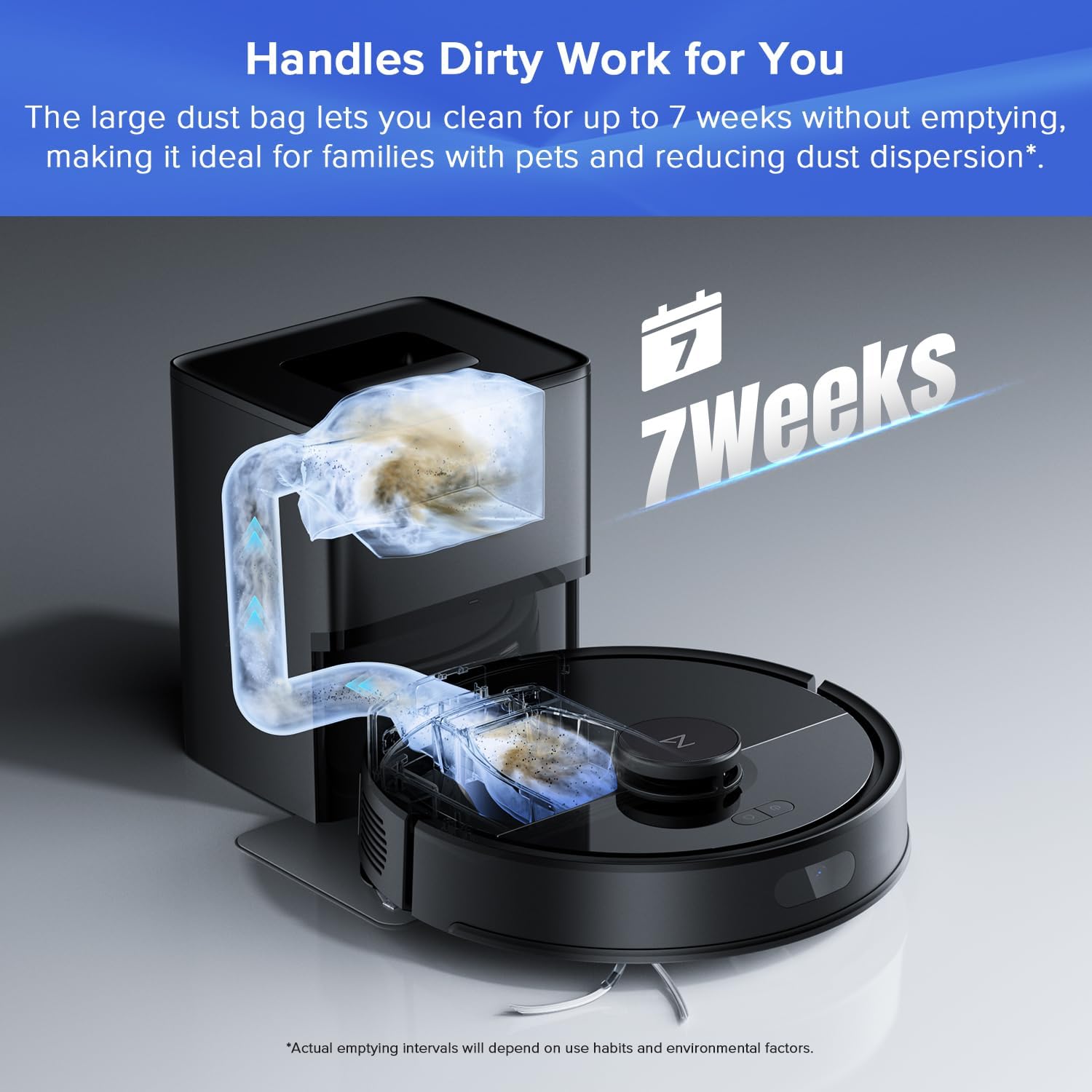 Roborock Q7 L5+ Self-Emptying Robot Vacuum Cleaner