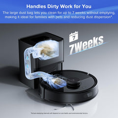 Roborock Q7 L5+ Self-Emptying Robot Vacuum Cleaner
