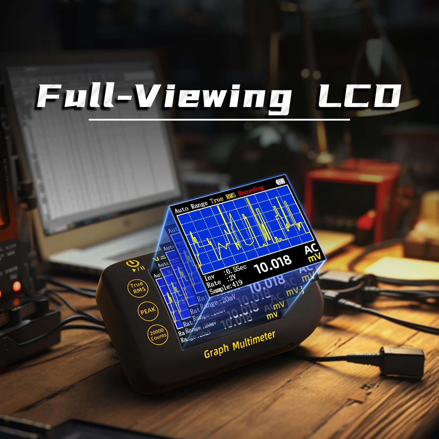 Digital Multimeter Tester 20000 Counts with Recording Mode