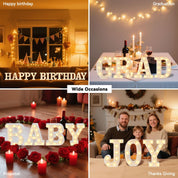 LED Light Up Marquee Letter Y – Cool & Warm White