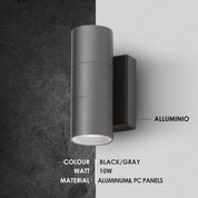 Up Down Exterior LED Porch Light