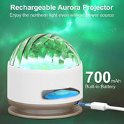 Northern Lights Aurora Projector 16 Color Galaxy Night Light Remote