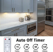 LED Dimmable Under Cabinet Lighting Kit – 6-Pack with Remote Control