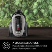 AEG 6000 Bagless Vacuum Cleaner AL61A4UG – 600W Powerful Suction, Pet Hair Remover for Carpet & Hard Floor, Compact & Quiet (74dB)