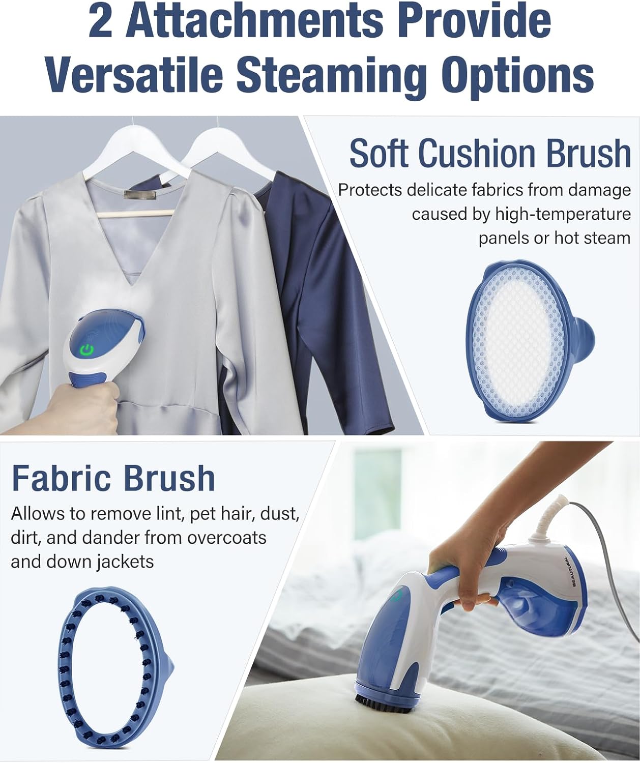 Portable Handheld Clothes Steamer 1200W Fast Heat