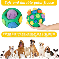 Snuffle Ball for Dogs – Interactive Puzzle Toy, Slow Feeder & Bite-Resistant Fun