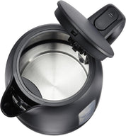 Basics Electric Kettle 1.7L – 3000W Fast Boil, BPA-Free, 360° Swivel Base, Auto Shut-Off, Removable Filter – Matte Black