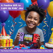 16-Bit Handheld Game Console – 216 Retro Games, 3.2" IPS Screen, Rechargeable for Kids