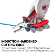 3-Piece Pliers Set – Wire Cutters, Long Nose & Combination