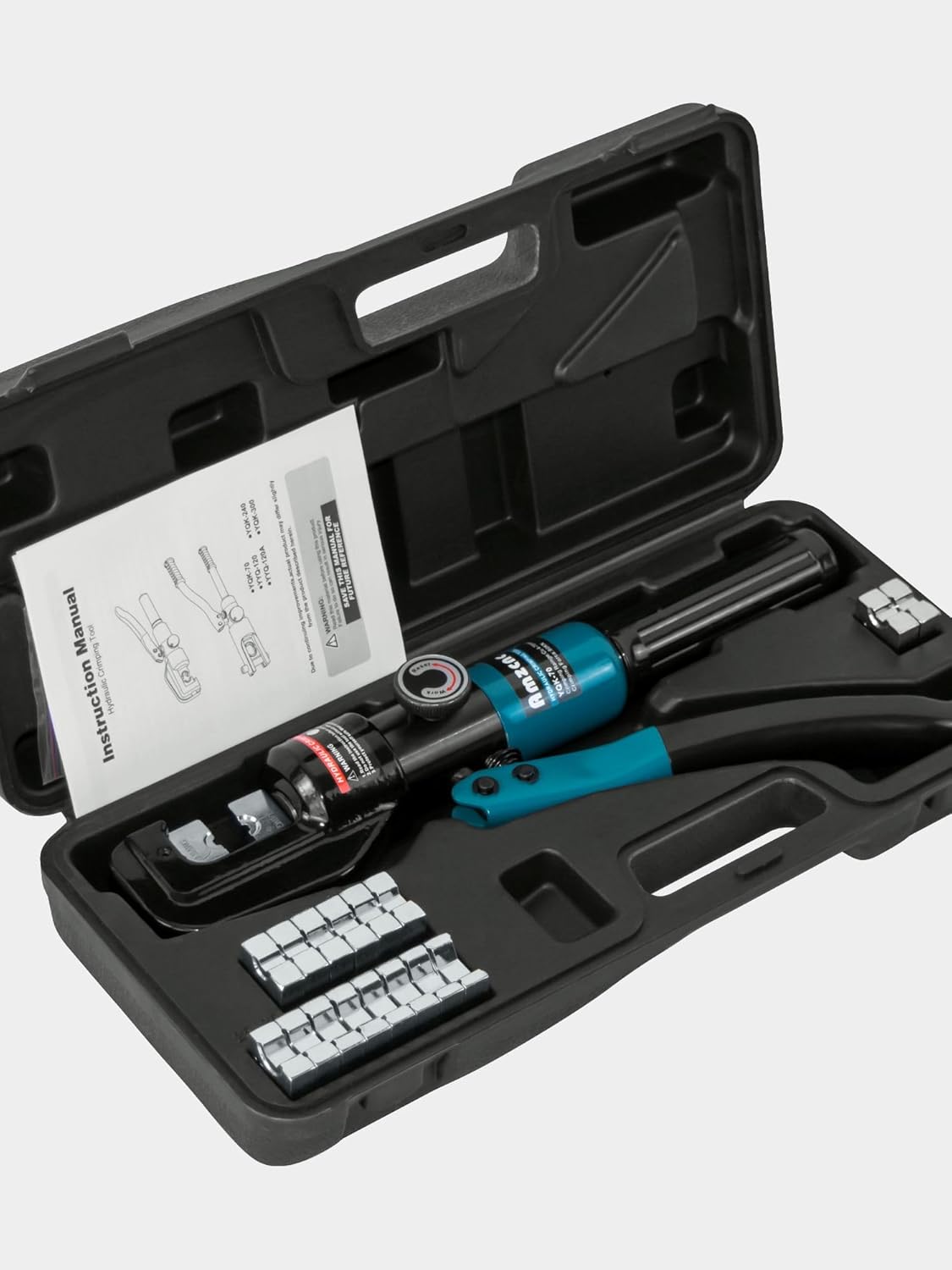 Hydraulic Crimping Tool 12 AWG–2/0 AWG with Dies