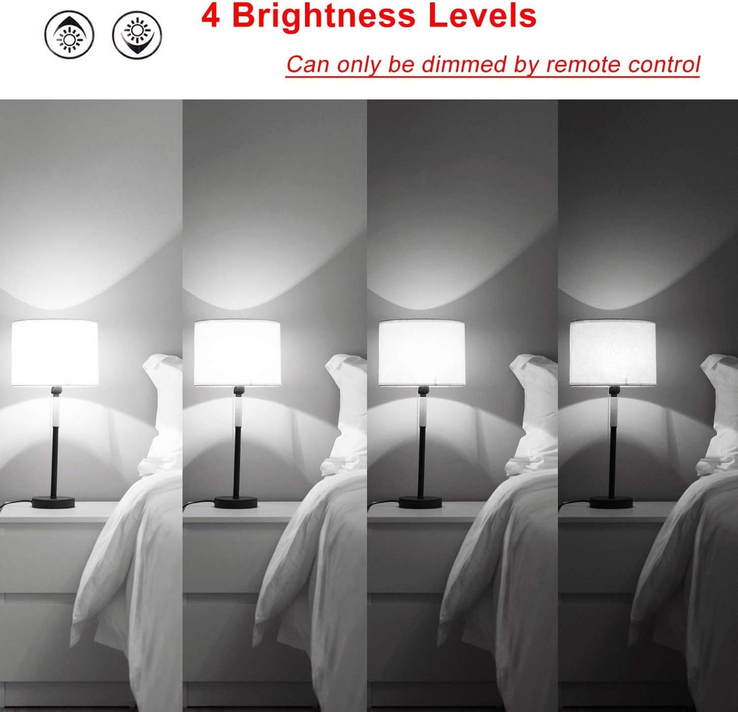 Colour Changing B22 RGBW LED Light Bulb 10W with Remote 2 Pack
