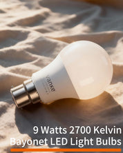 Vanke B22 LED Bulb 60W Equivalent Warm White 3-Pack