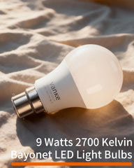 Vanke B22 LED Bulb 60W Equivalent Warm White 3-Pack