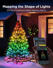 Christmas String Lights 30M RGBWIC 300 LEDs with App & Music Sync Green