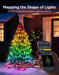 Christmas String Lights 30M RGBWIC 300 LEDs with App & Music Sync Green