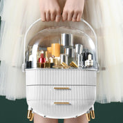 3-Layer Cosmetic Makeup Organizer Box – Vanity Beauty Storage Holder for Skincare & Accessories