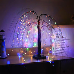 Decorative Twig Lights 20 LED Flexible Branch Lights Warm White Fairy Lights Battery Operated for Birthday Wedding Home Party Garden Decoration