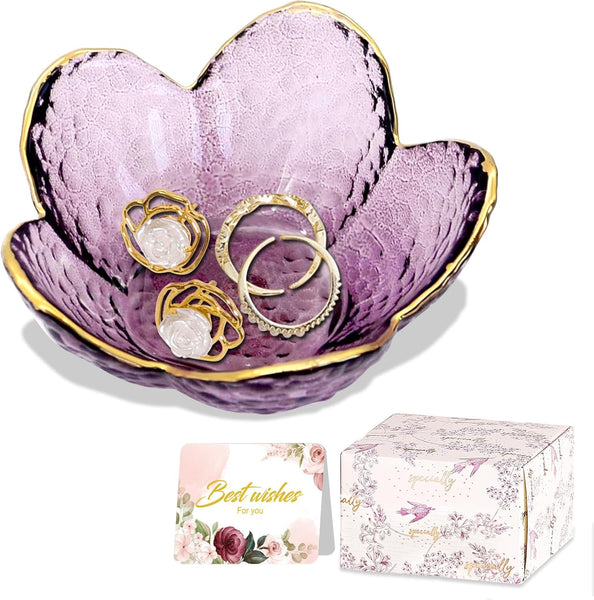 Trinket Dish for Women – Jewelry Tray, Ring Holder & Cute Room Décor Gift for Birthday or Housewarming