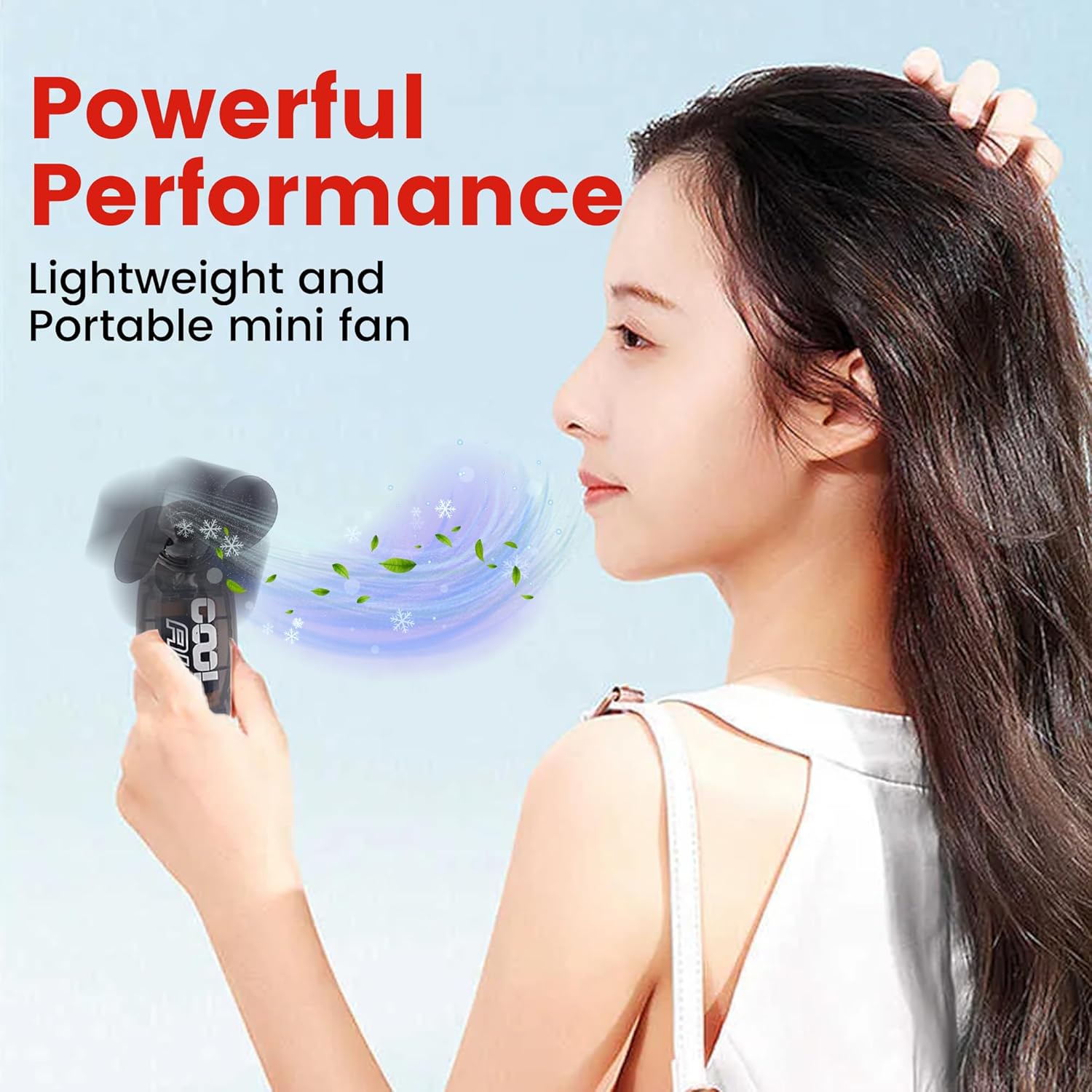 Mini Handheld Fans Pack of 3 Battery Operated