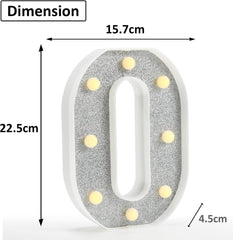 Glitter LED Letter Light – Color Changing Alphabet Sign