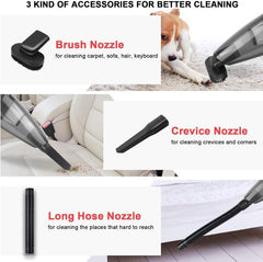 URAQT Handheld Lightweight Wet Dry Vacuum Cleaner Cordless, 120W
