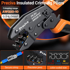 Preciva Insulated Crimping Tool Set with 350 Connectors