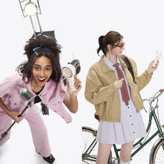 JISULIFE Handheld Turbo Fan [16H Max Cooling Time] Mini Portable Hand, 4000mAh USB Rechargeable Personal, Battery Operated Pocket Fan with 5 Speeds for Travel/Outdoor/Home/Office - Brown