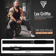 Heavy-Duty Cotton Weight Lifting Straps – Padded Anti-Slip Wrist Wraps for Men & Women