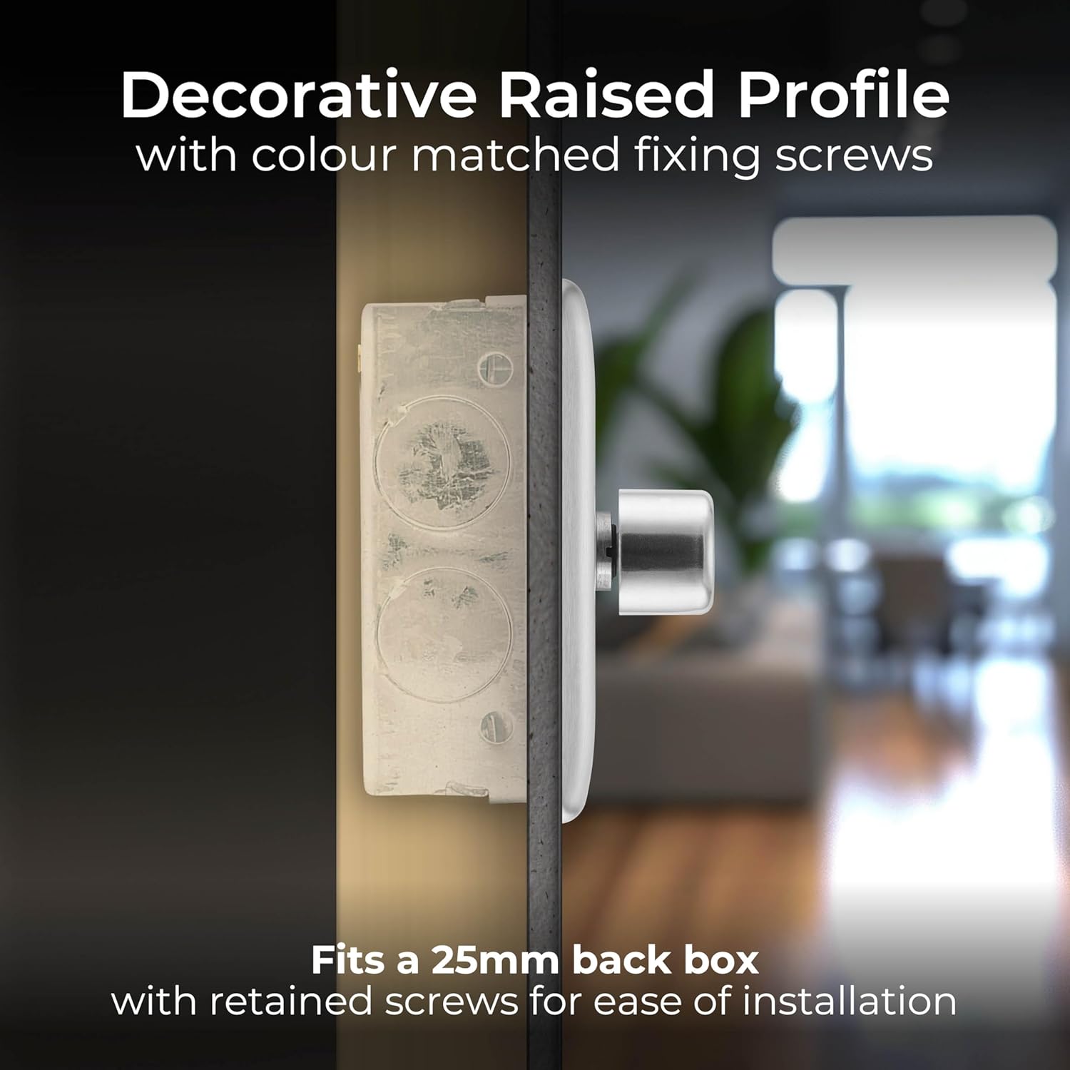 Single Dimmer Intelligent Light Switch Brushed Steel 2-Way 400W