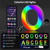 LED Letter O Colour Changing USB Night Light