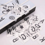 271 pcs Letters Numbers Symbols Emojis for A4 Cinema Light Box