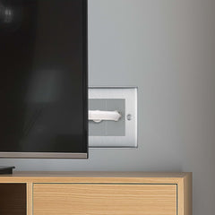 BG Electrical Double Co-Axial and TV/FM Socket
