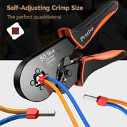 Preciva Bootlace Ferrule Crimping Tool Kit 0.08-16mm² with 1200 Connectors