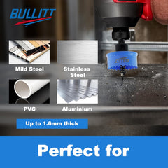 BULLITT 3PCS M42 HSS Bi-Metal Hole Saw Set, 20,25,32MM Hex Shank Impact Hole Cutter Set Perfect for Drilling Thin Metal,Stainless Steel,Mild Steel and Aluminium