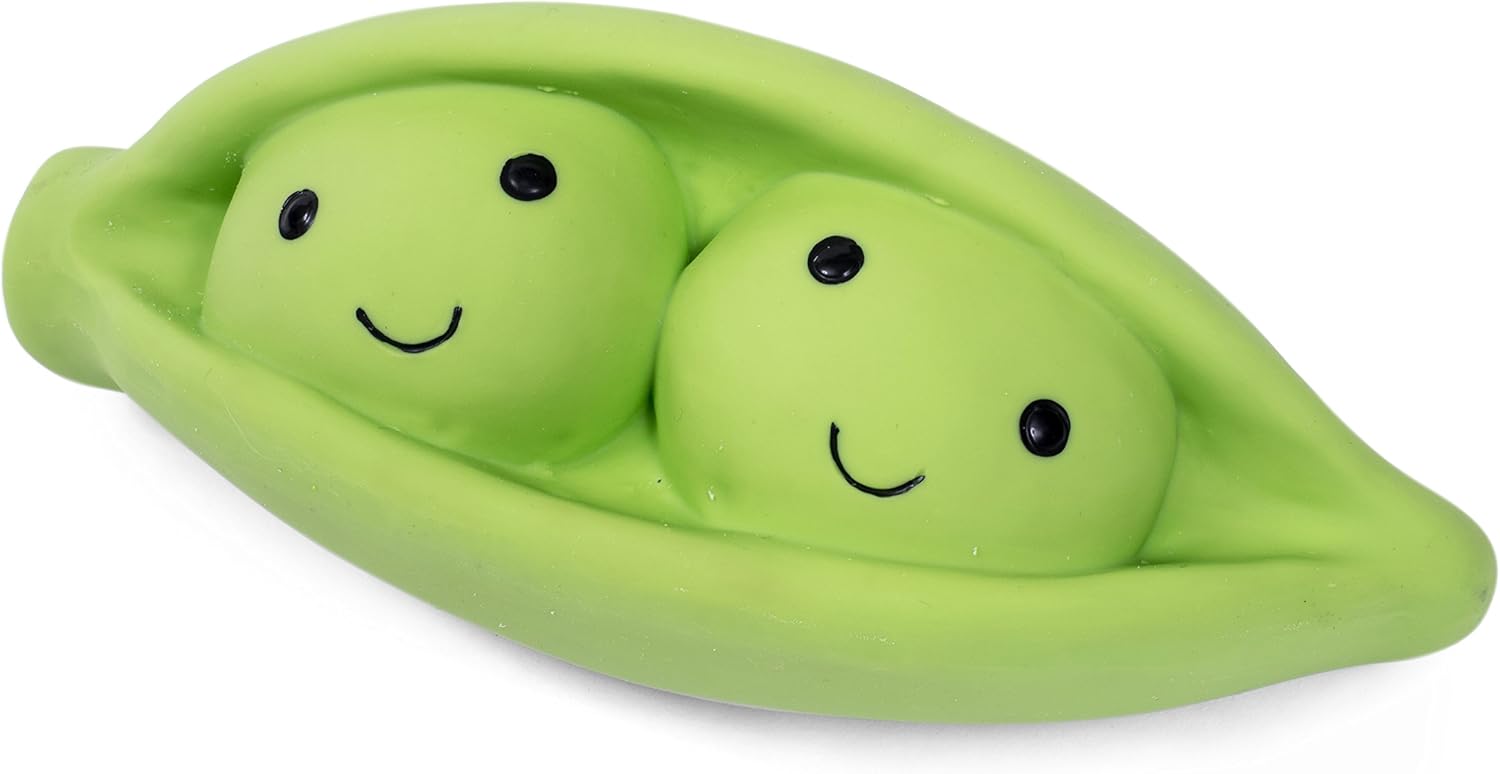 Latex Pea Pod Dog Toy – Soft, Durable Chew Toy for Large Dogs