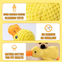 Plush Duck Dog Toy – Squeaky, Soft Puppy Toy for Small, Medium & Large Dogs 35CM