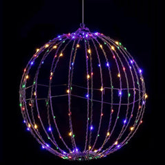 Christmas LED Ball Light – Lighted Holiday Sphere for Indoor/Outdoor Party, Yard, and Garden Decorations