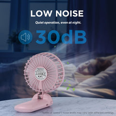 Portable Mini Handheld Fan - Rechargeable Neck Hanging Fans with 16-Hour Cooling, Personal Handy Fan 4-Speeds Foldable Pocket Fan for Summer Outdoor Travel Home Office - White