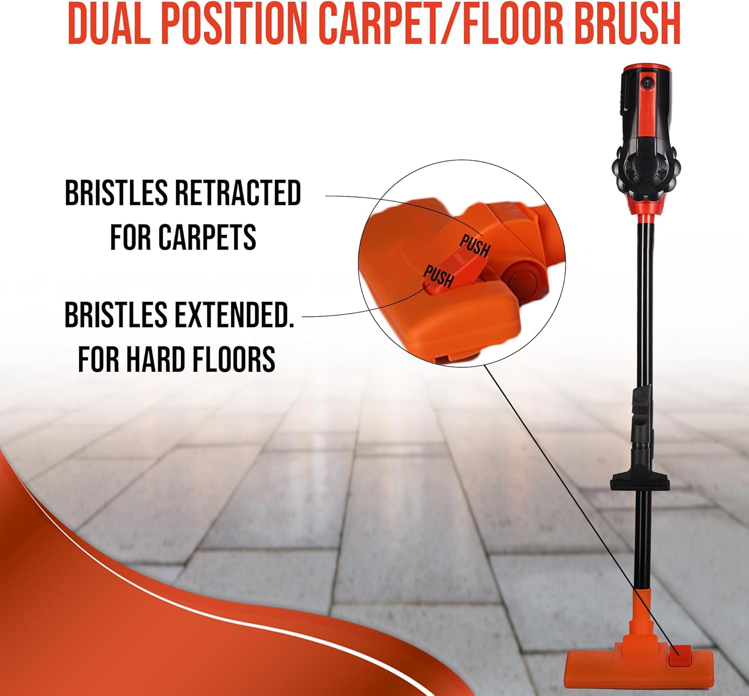 Belaco 3 in 1 Corded Upright Vacuum Cleaner