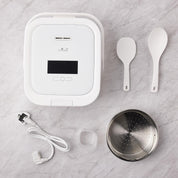 Yum Asia Hotaru IH Rice Cooker with Ceramic Bowl 0.54L – Chalk White
